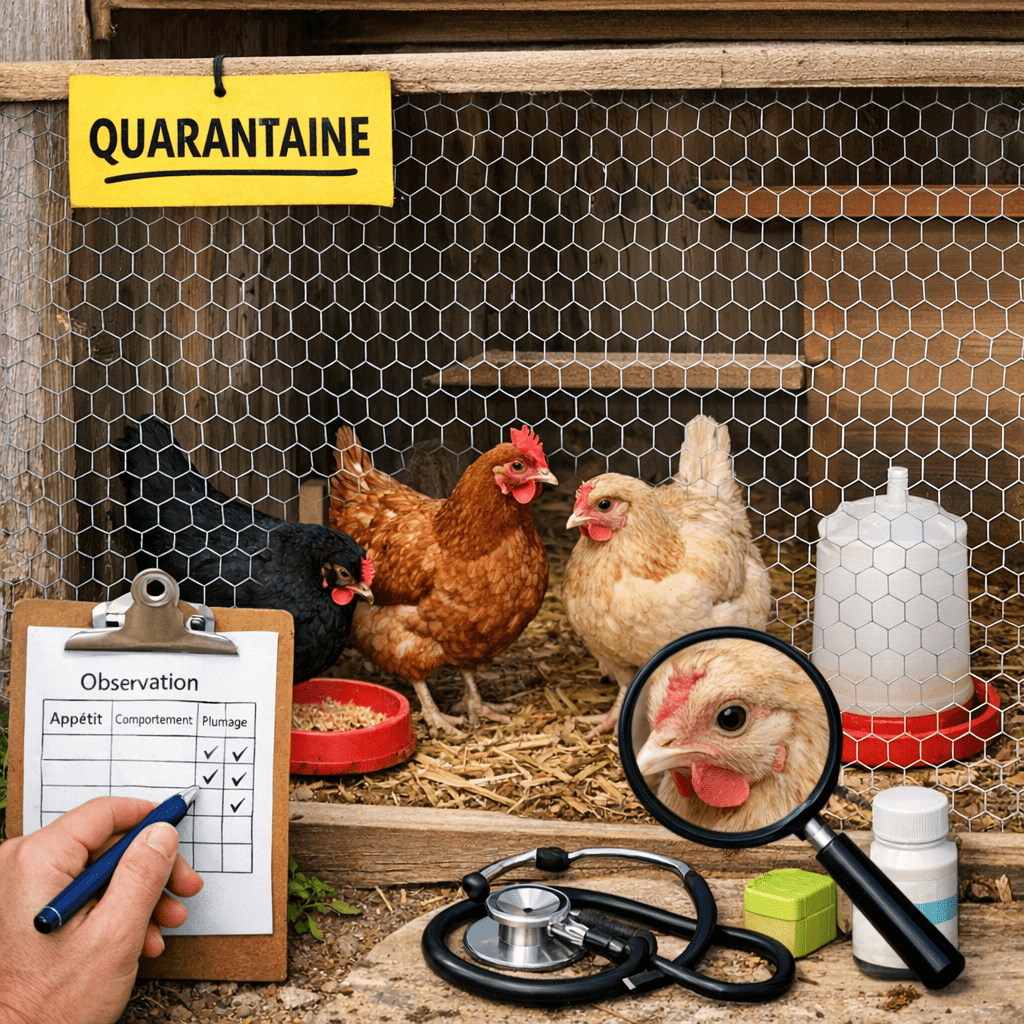 comment intégrer de nouvelles poules dans un poulailler déjà existant sans stress, sans bagarres et en limitant les risques sanitaires.