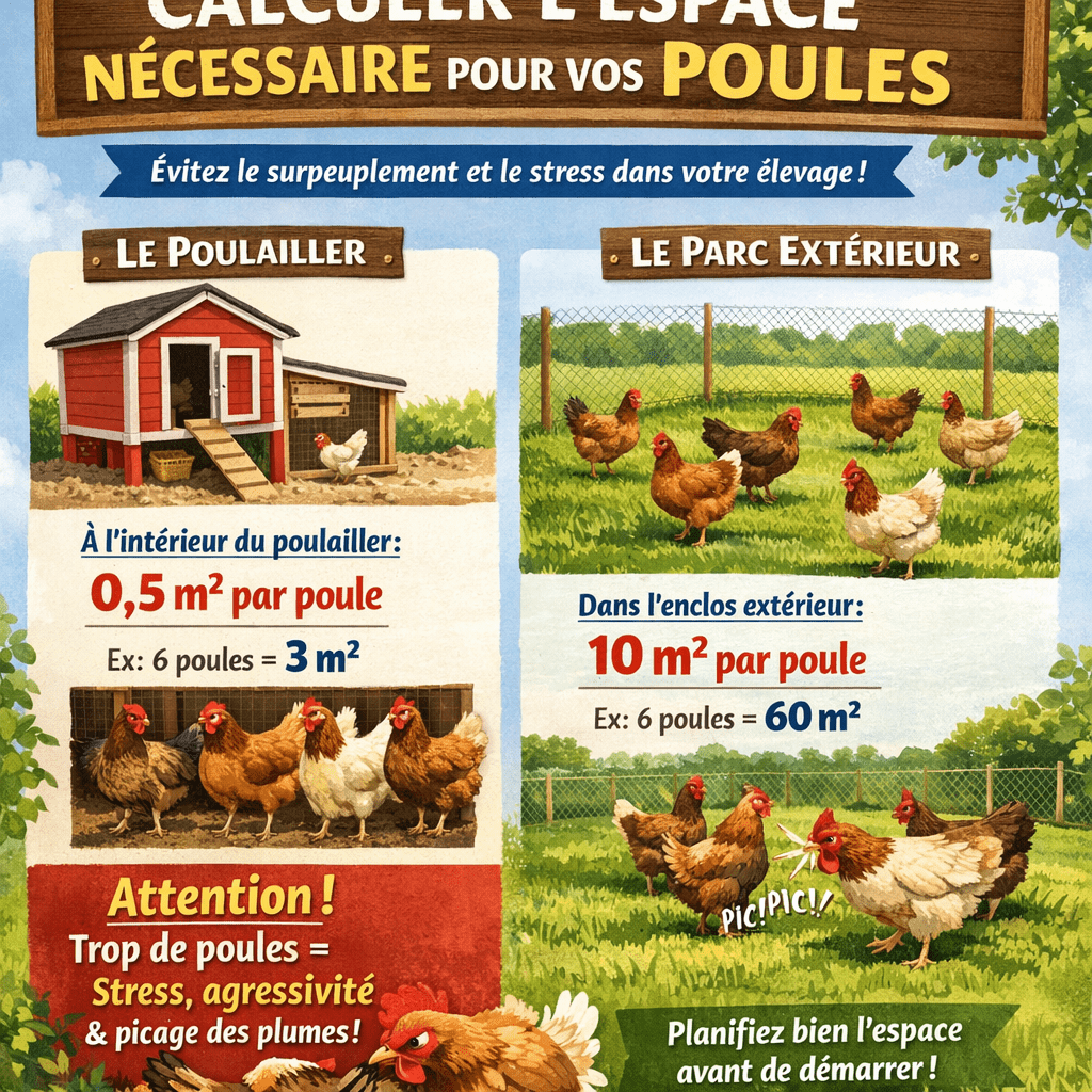 La première erreur des débutants consiste à sous-dimensionner le poulailler et le parcours. Trop de poules dans un même espace entraînent des tensions hiérarchiques et des picages de plumes. Il est donc crucial de calculer précisément l’espace nécessaire poules avant toute installation.