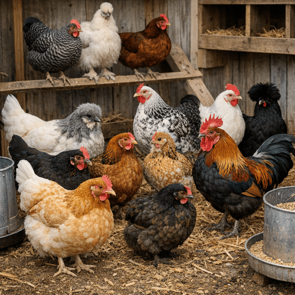 Peut-on vraiment mélanger différentes races de poules dans un même poulailler ?