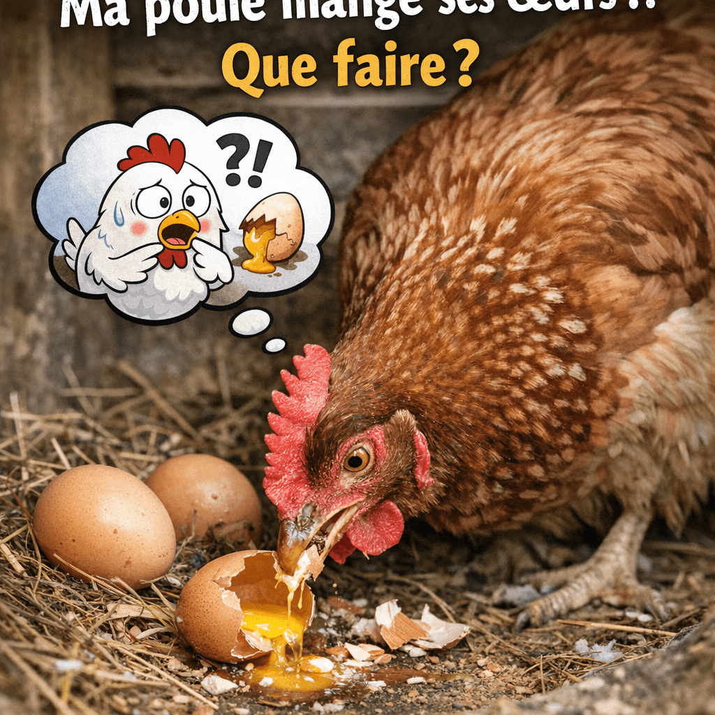 Vous venez de découvrir que votre poule mange ses œufs ? Rassurez-vous, vous n’êtes pas seul. Ce comportement, bien que déroutant pour de nombreux éleveurs amateurs