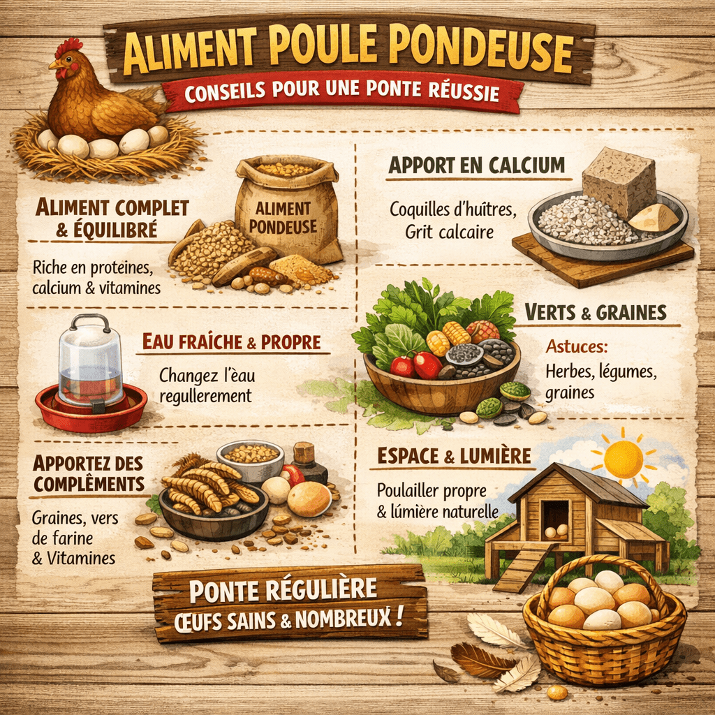 Aliment poule pondeuse conseils pour une ponte réussie