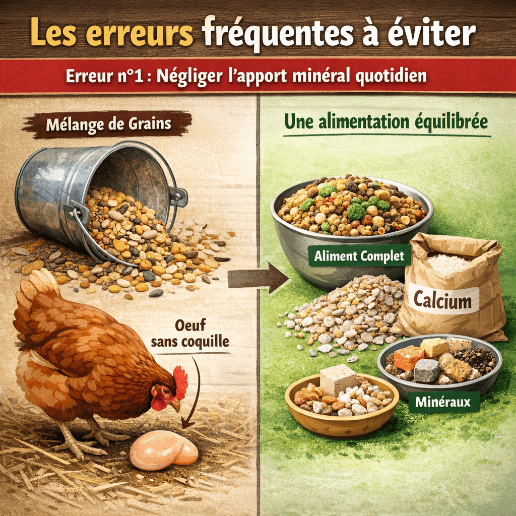 Pourquoi ma poule pond un œuf de poule sans coquille
