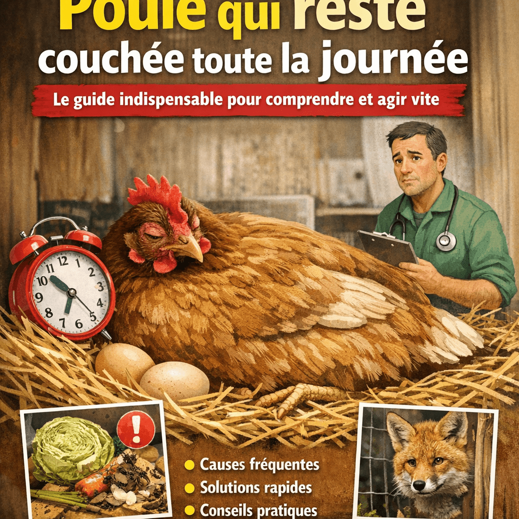 Poule qui reste couchée toute la journée : Le guide indispensable pour comprendre et agir vite