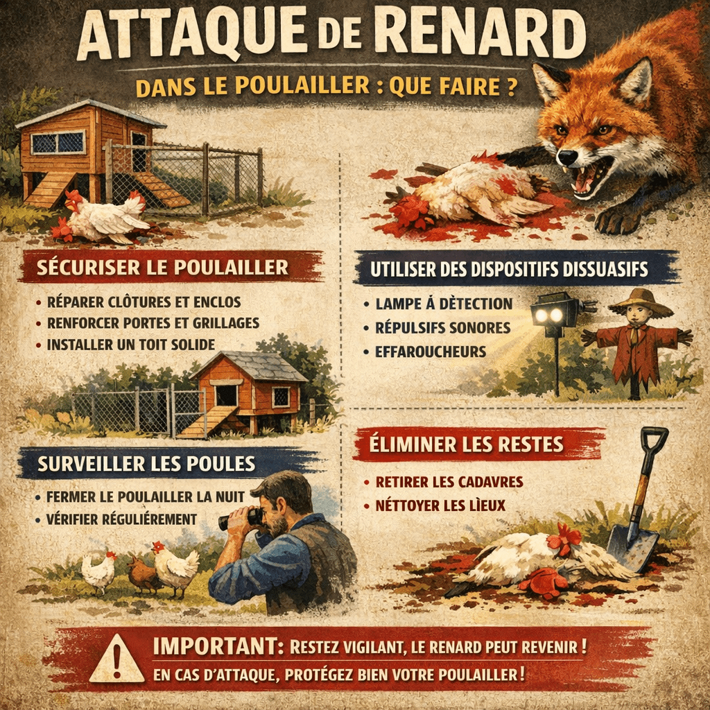Attaque de renard poulailler