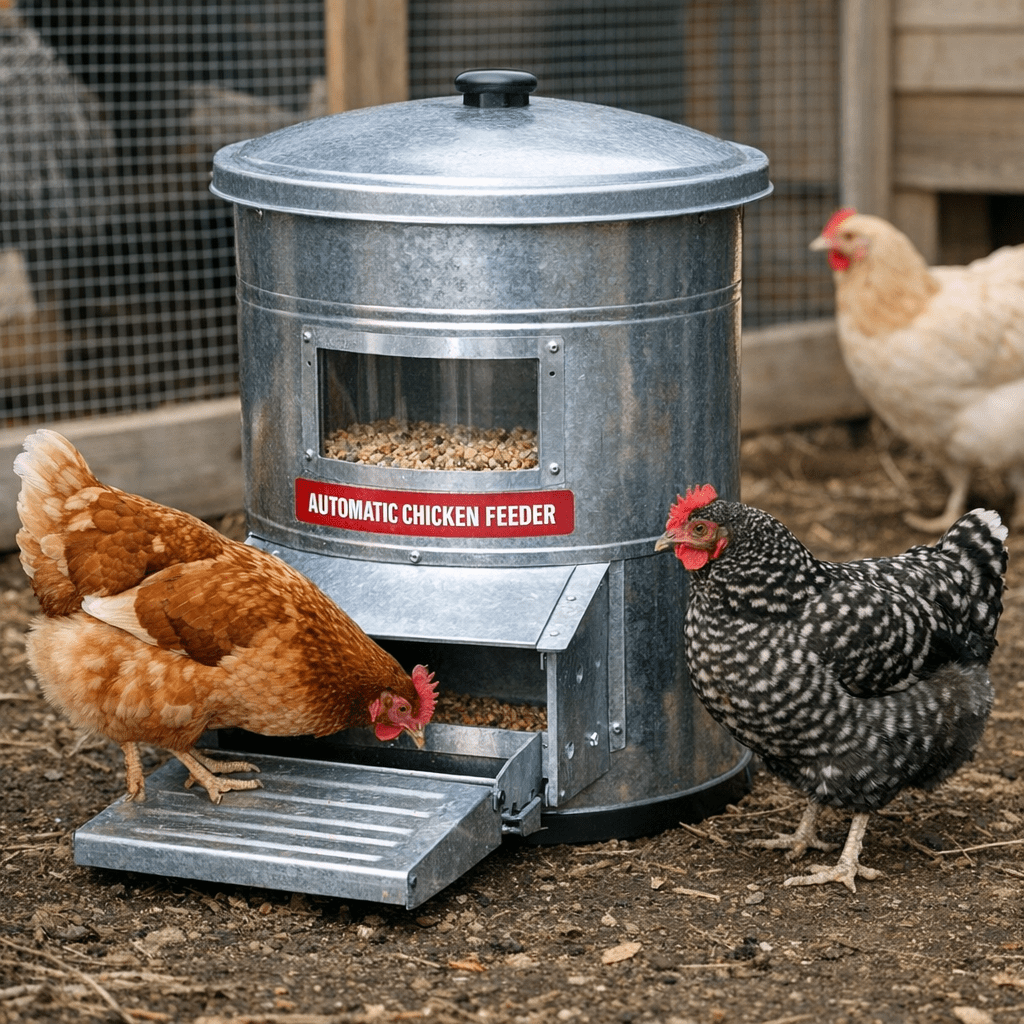 Choisir la mangeoire pour poules idéale pour un poulailler sans gaspillage