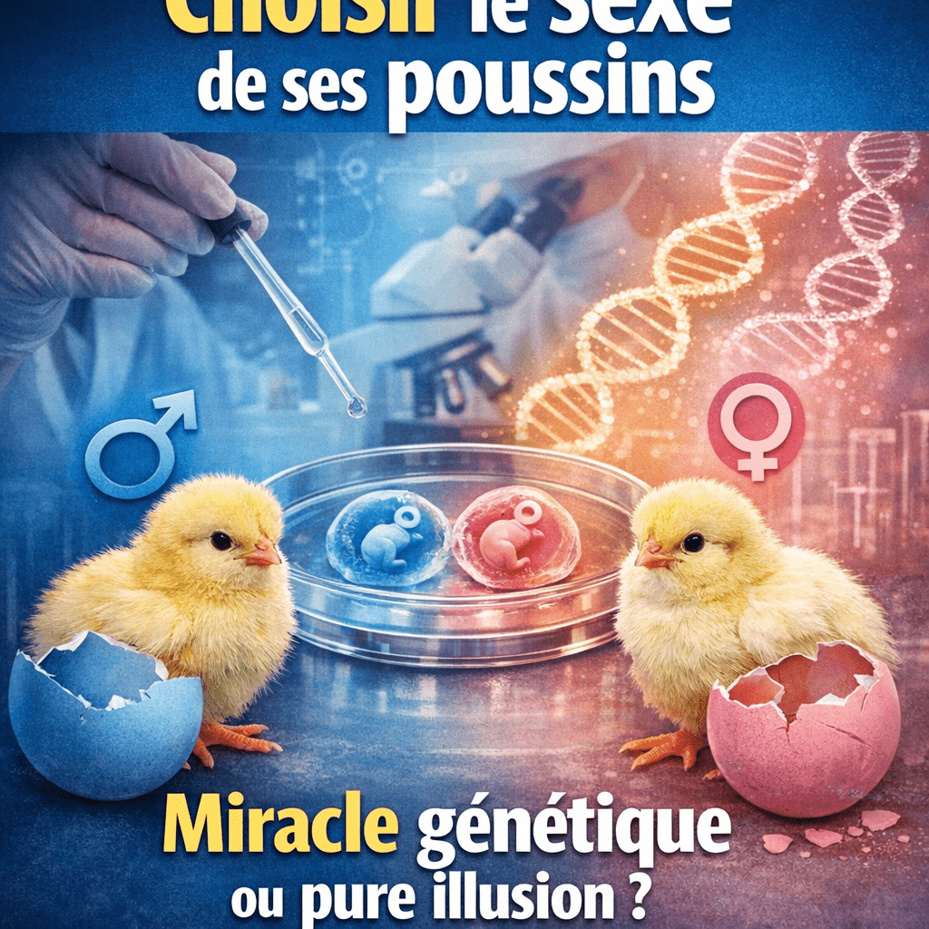 Choisir le sexe de ses poussins