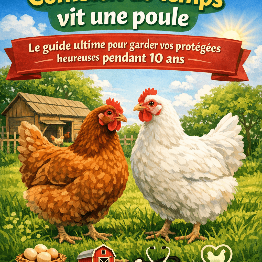 Combien de temps vit une poule
