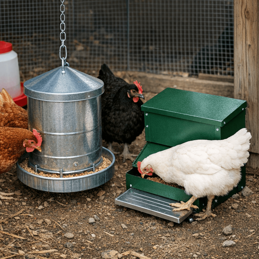 Choisir la mangeoire pour poules idéale pour un poulailler sans gaspillage