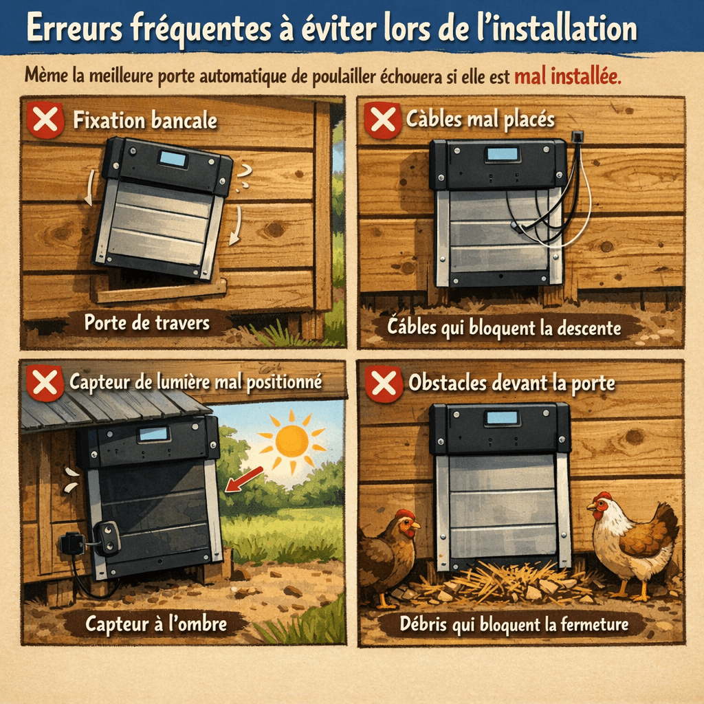 Quelle est la meilleure porte automatique de poulailler
