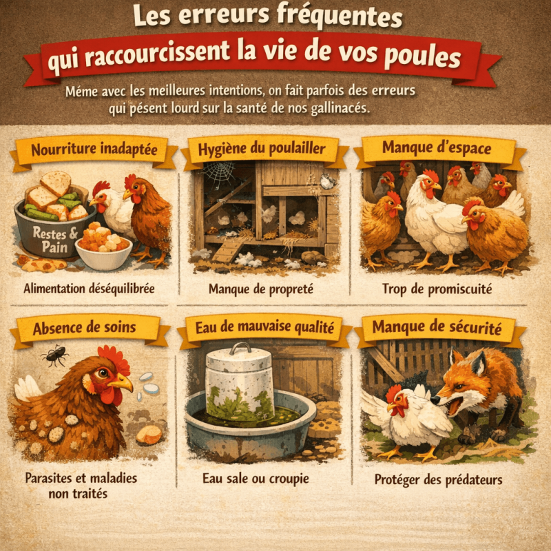 Combien de temps vit une poule