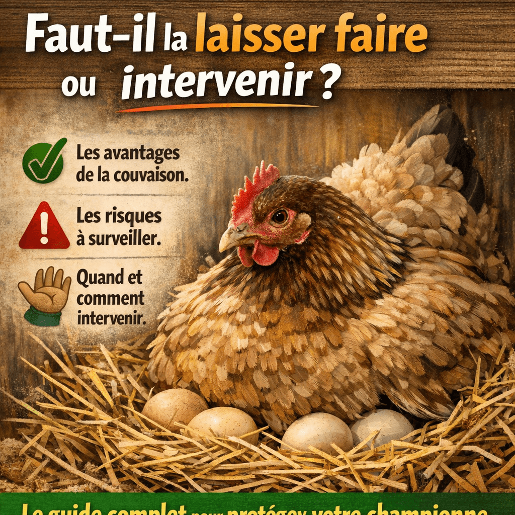 Ma poule couve : faut-il la laisser faire ou intervenir ?