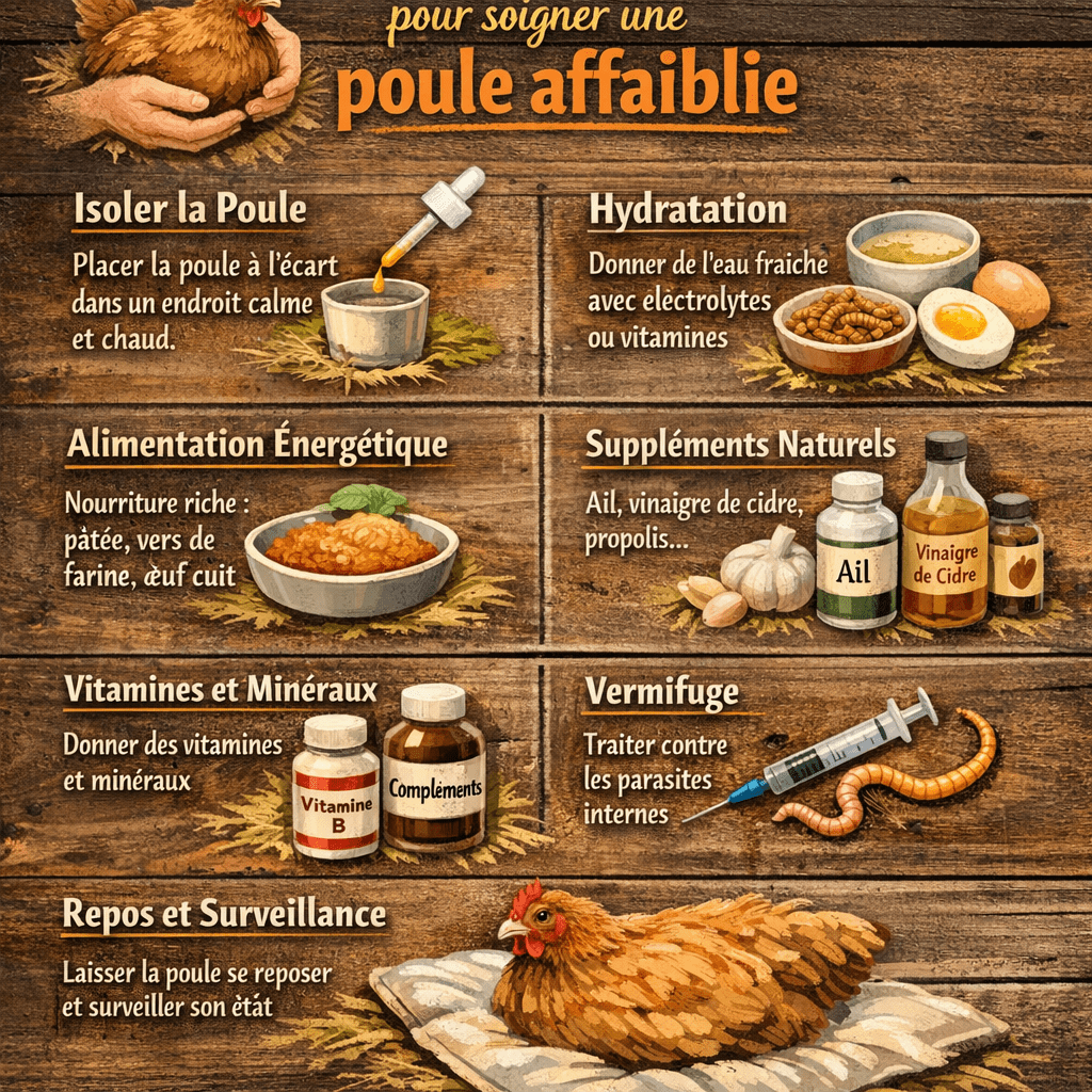 poule qui reste dans son coin