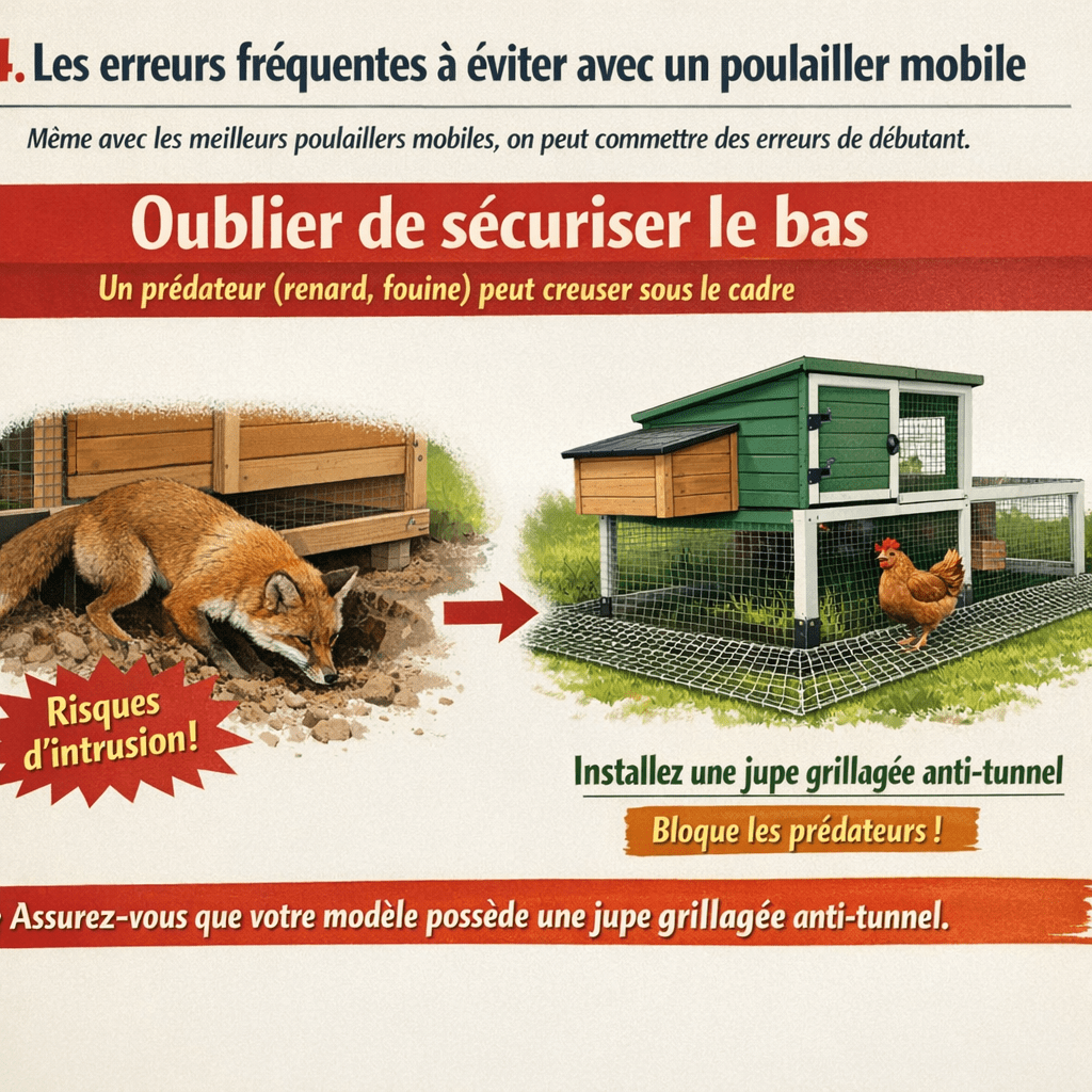Les 7 meilleurs poulaillers mobiles