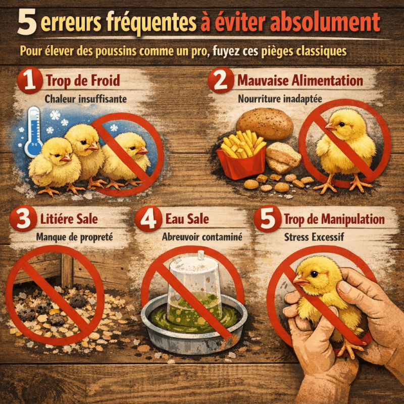 Élever des poussins