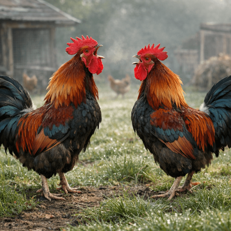 Garder un coq dans son jardin