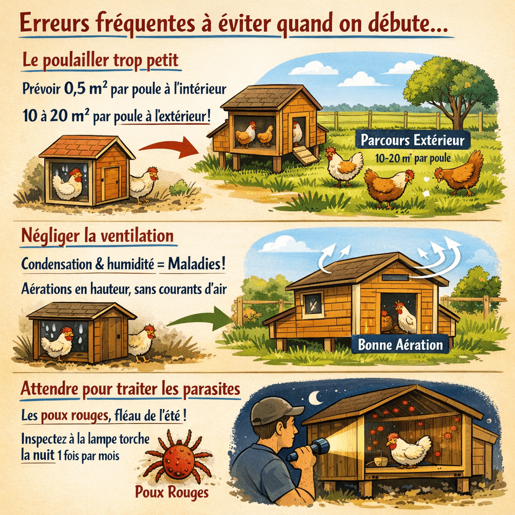 Le guide pratique pour débuter mon premier poulailler de A à Z et récolter ses premiers œufs frais sans faire d'erreurs de débutant