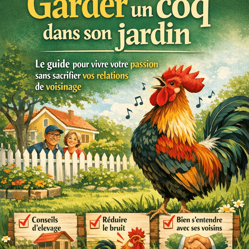 Garder un coq dans son jardin