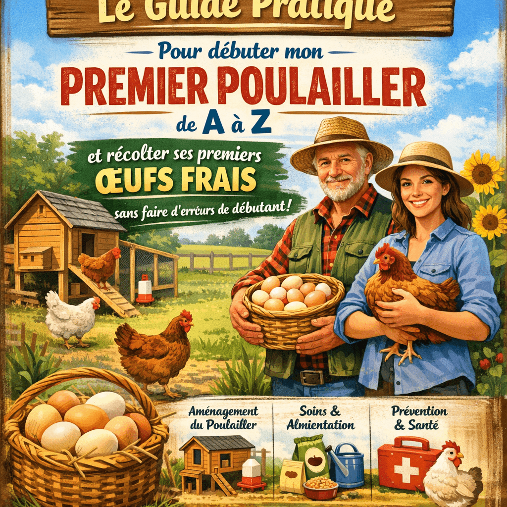 Le guide pratique pour débuter mon premier poulailler de A à Z et récolter ses premiers œufs frais sans faire d'erreurs de débutant