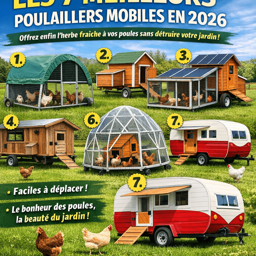 Les 7 meilleurs poulaillers mobiles