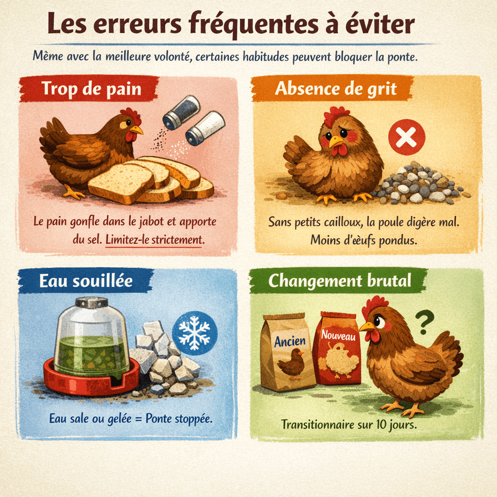 Comment bien nourrir ses poules pour avoir des œufs toute l'année