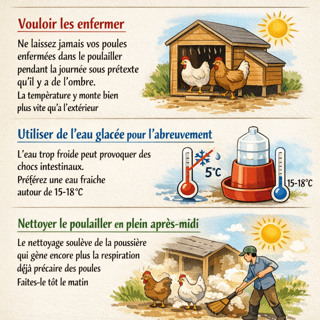 Canicule 7 Astuces Vitales pour Protéger ses Poules de la Chaleur