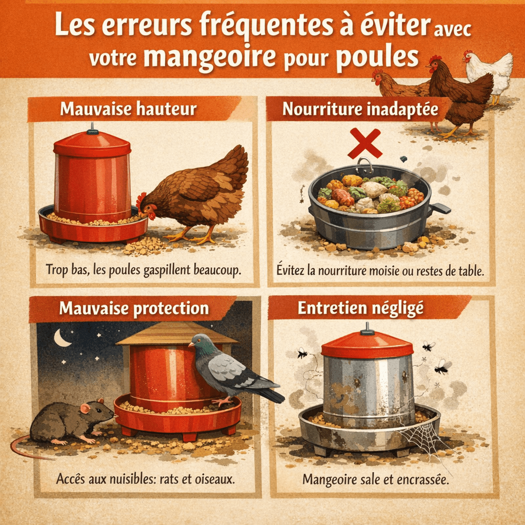 comment choisir la meilleure mangeoire anti gaspillage poule pour un poulailler propre et sans rats