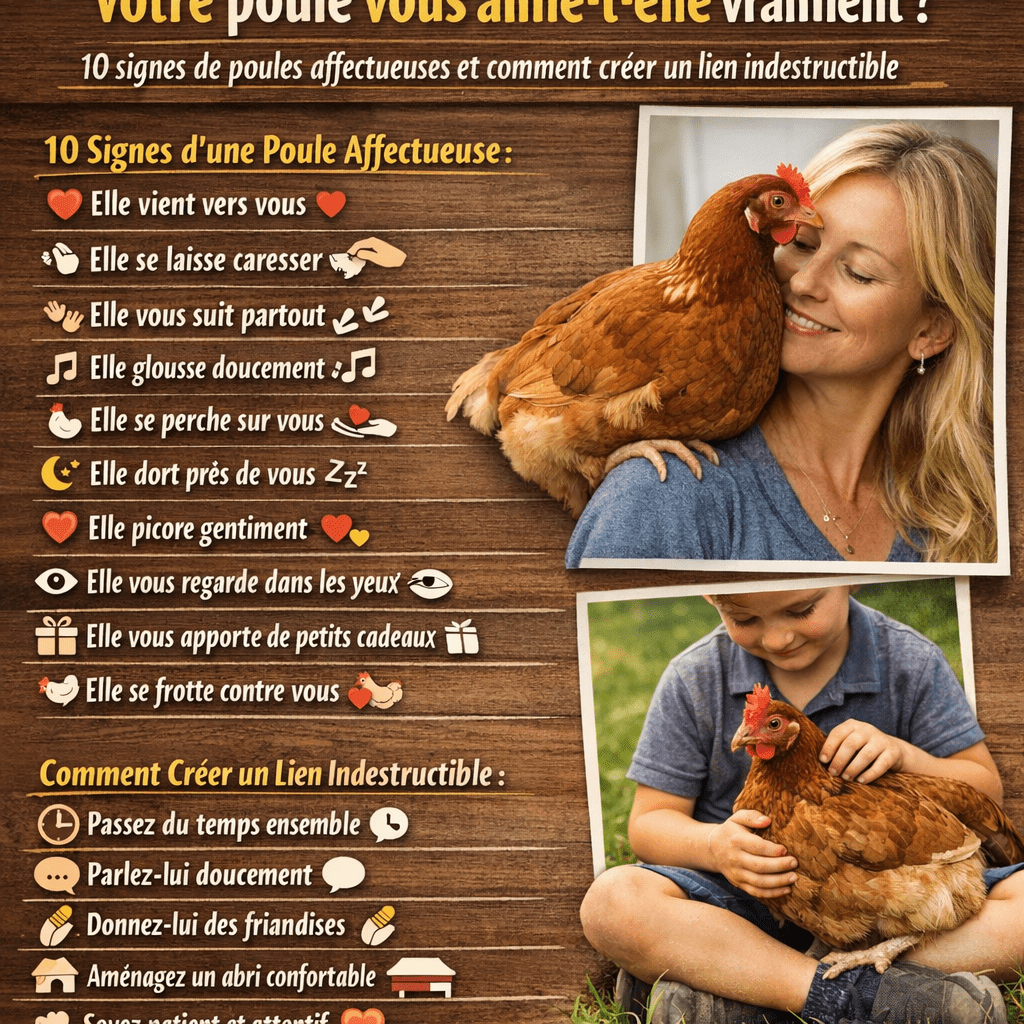 Votre poule vous aime-t-elle vraiment ? 10 signes de poules affectueuses et comment créer un lien indestructible