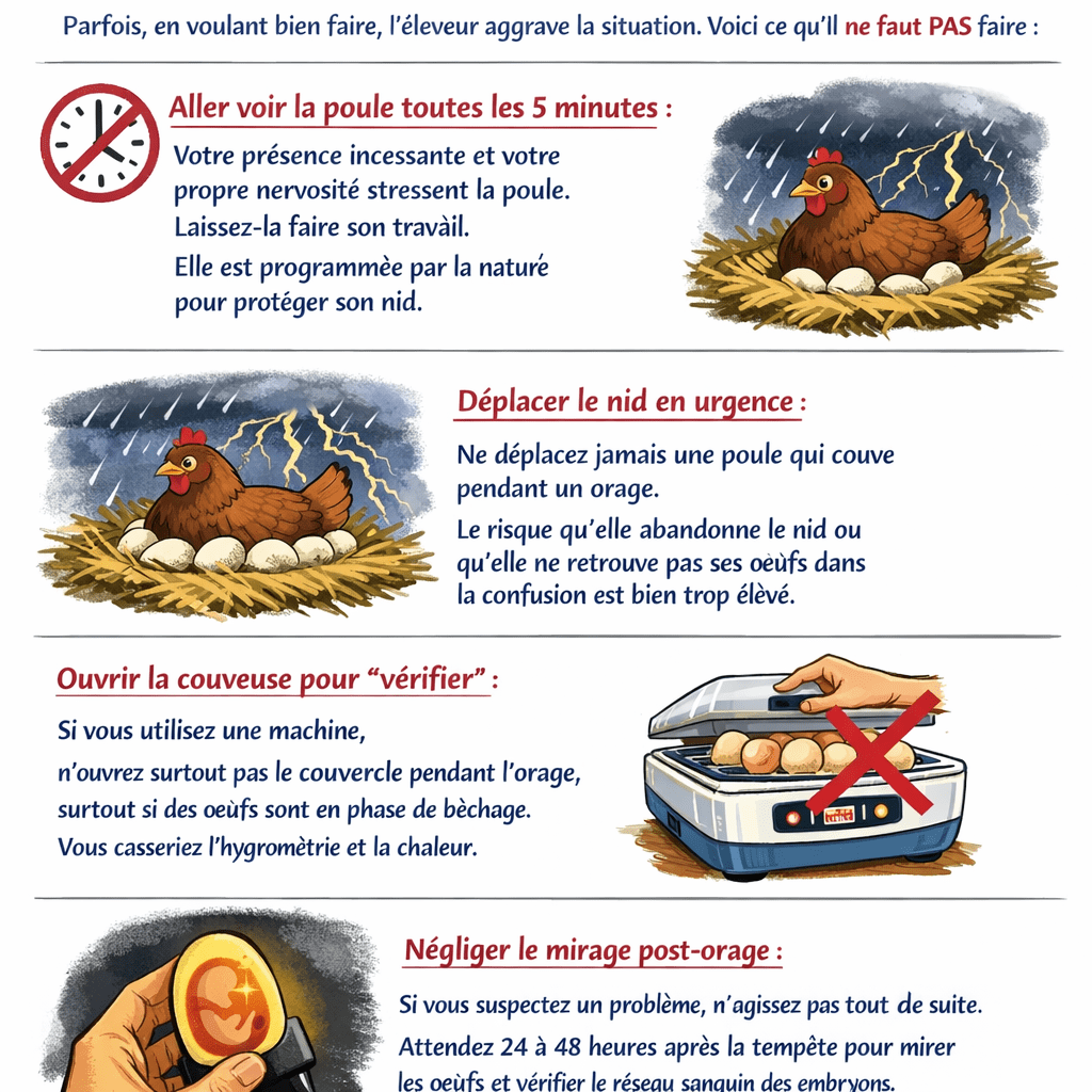 Orage et Couvaison : Le Guide Ultime pour Sauver vos Poussins du Tonnerre (et les Secrets pour une Éclosion Réussie).