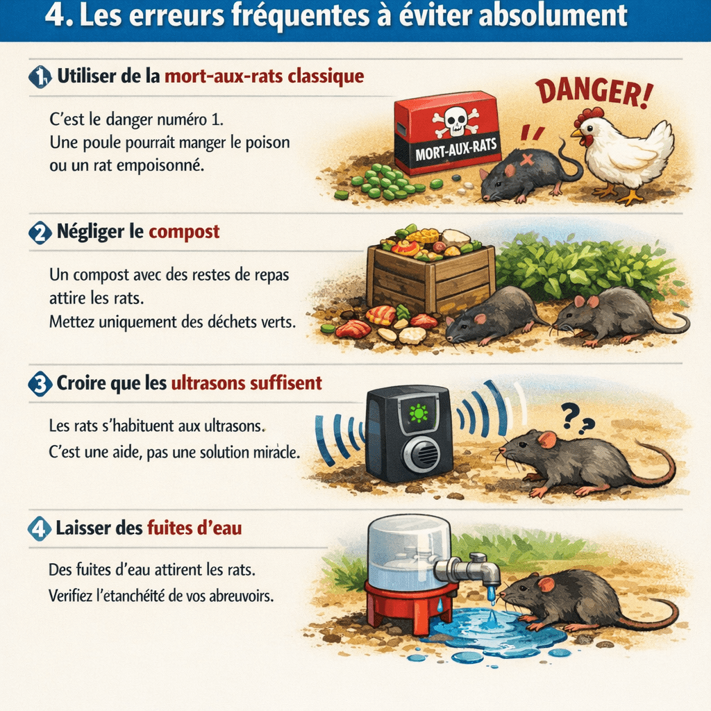 éloigner les rats du poulailler