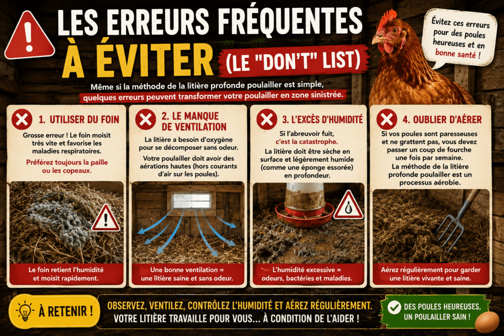 Adieu la Corvée ! Pourquoi la Méthode de la Litière Profonde va Transformer votre Poulailler