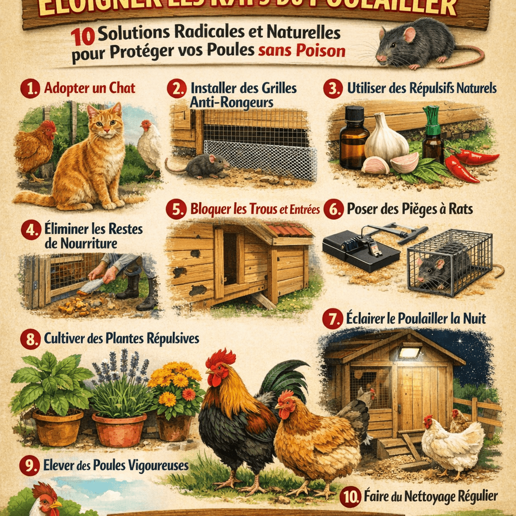Eloigner les rats du poulailler: 10 solutions radicales et naturelles pour protéger vos poules sans poison