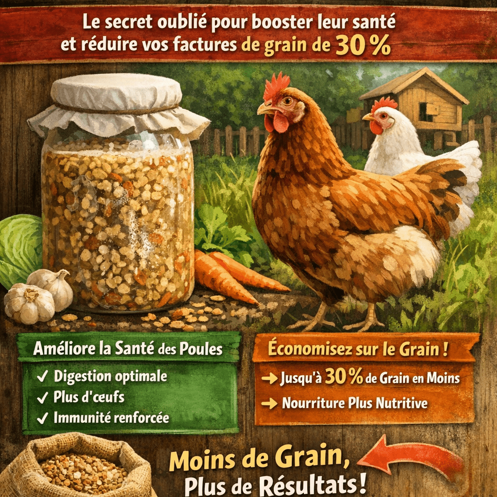 Lactofermentation pour poules : Le secret oublié pour booster leur santé et réduire vos factures de grain de 30 %