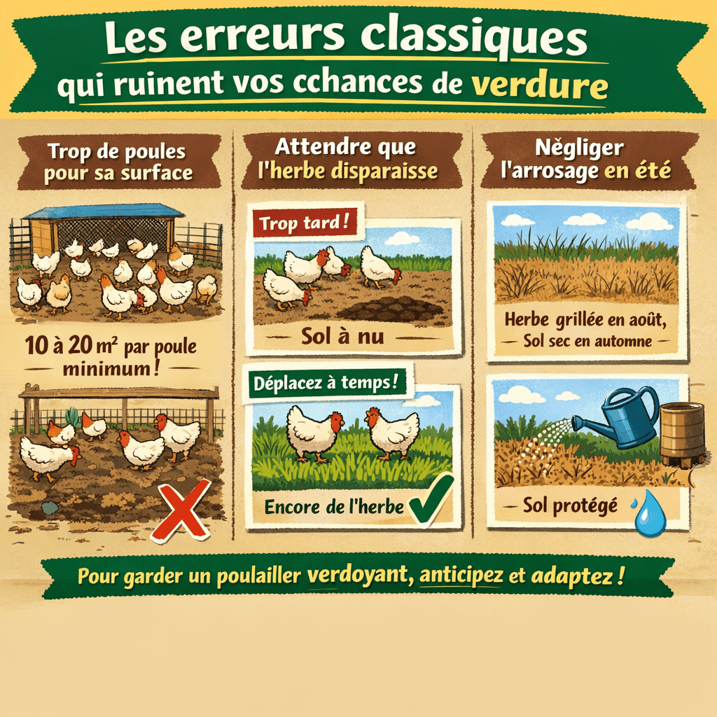 Marre de la boue ? Le secret infaillible pour avoir de l'herbe au poulailler toute l'année et rendre vos poules heureuses !