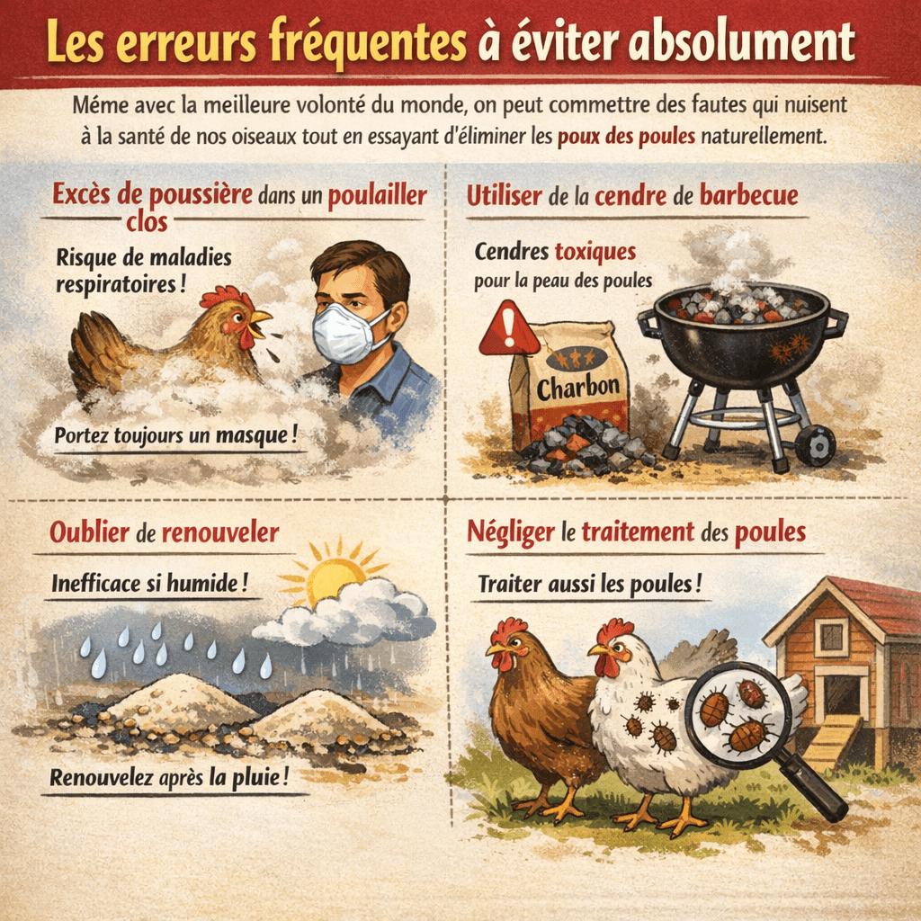 Éliminer les poux des poules naturellement : Terre de Diatomée ou Cendre ? Le Match pour Sauver vos Poules sans Chimie !