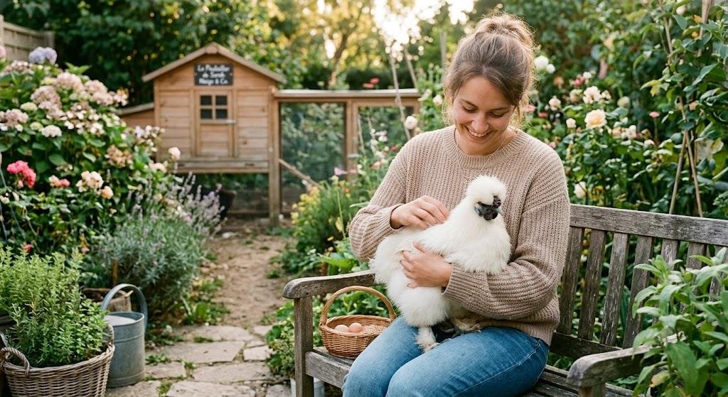 Adopter et élever une poule Soie cette boule de plumes au cœur d’or