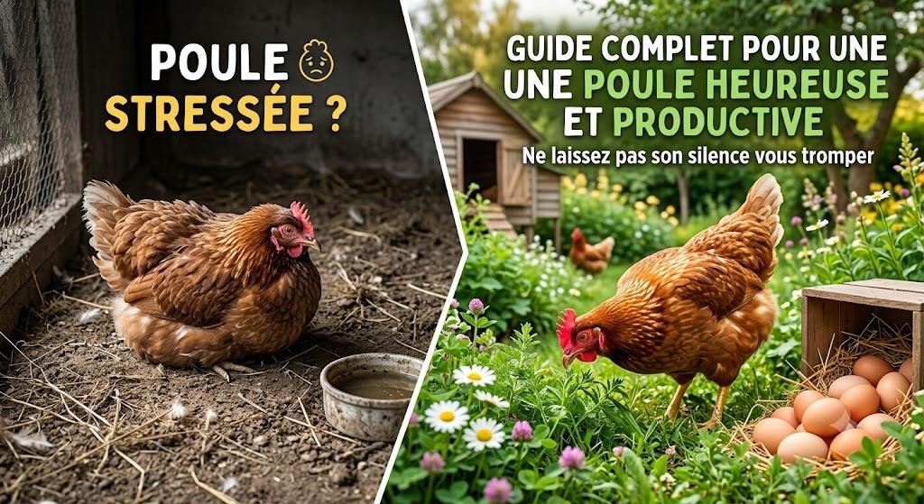 Comment calmer une poule stressée