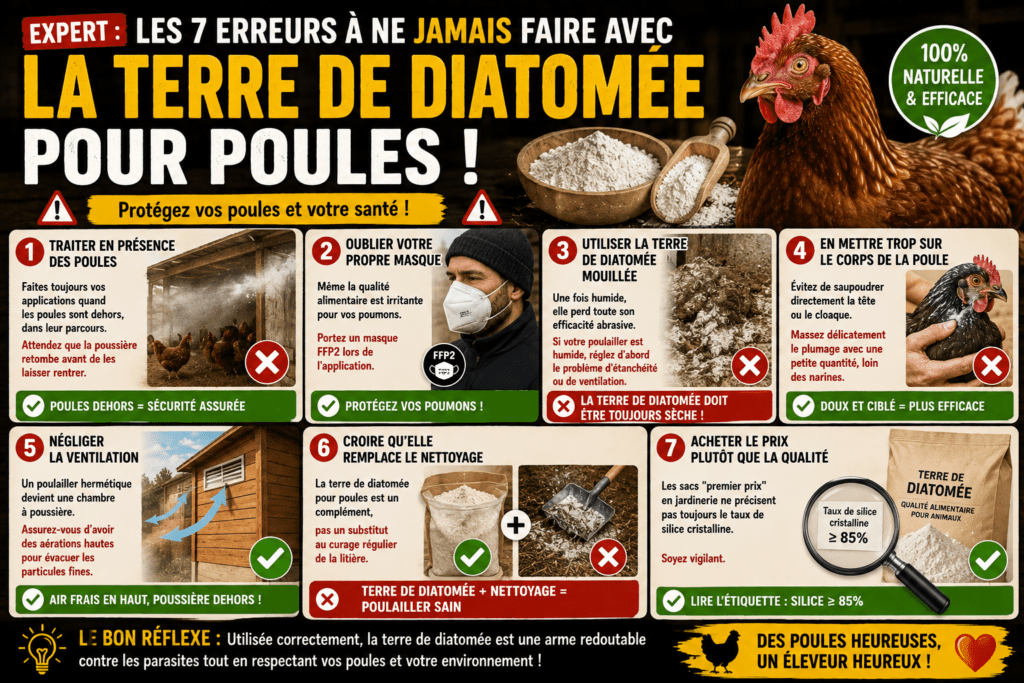Terre de Diatomée pour Poules