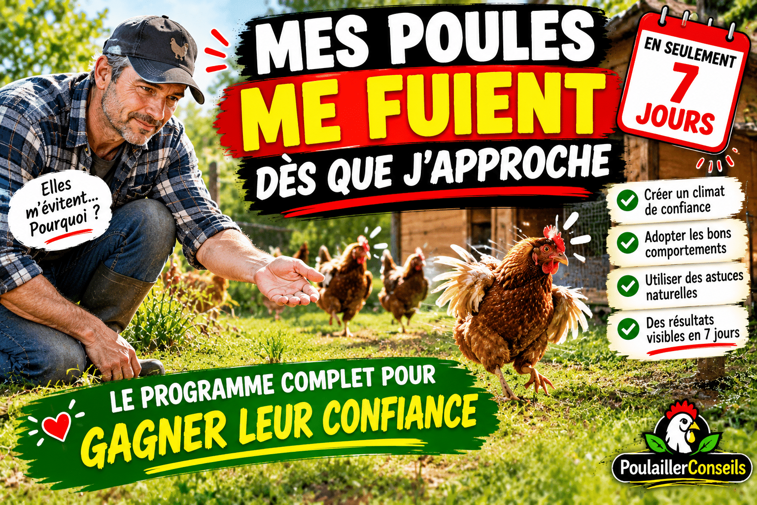 Apprivoiser ses poules